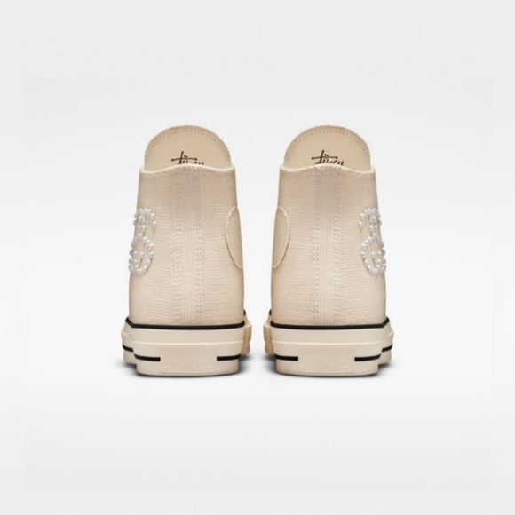 Converse X Stussy Fossil Pearl Chuck 70 High-Tops *NWT* - Picture 9 of 13